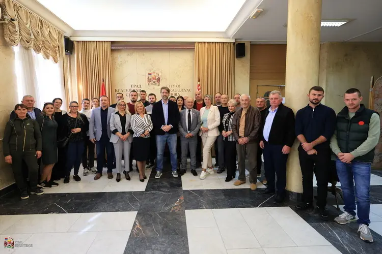 Farmers as Ambassadors of Šumadija – Reception with the Mayor After the Visit to Slovenia Farmers as Ambassadors of Šumadija – Reception with the Mayor After the Visit to Slovenia