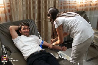 Akcija dobrovoljnog davanja krvi u Gradskoj upravi