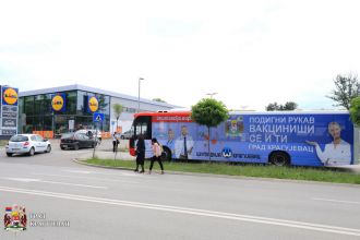 Počela vakcinacija u mobilnom vacinalnom punktu - autobusu