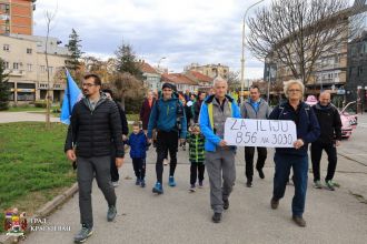 За Илијин први корак Љубиша Шљивић из Крагујевца препешачио 1020 км